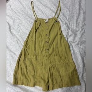 Billabong Green Overalls Playsuit